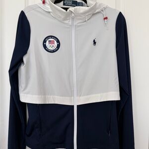 Polo by Ralph Lauren White and Navy Team USA Jacket